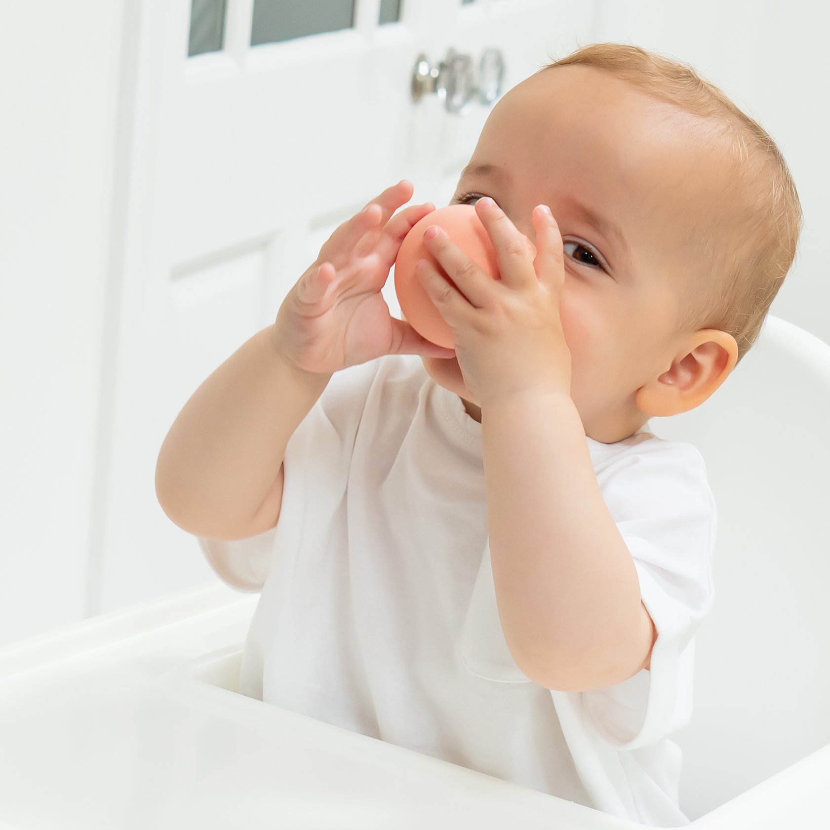 Wholesale food grade silicone baby study drink cup multi-color customized baby silicone