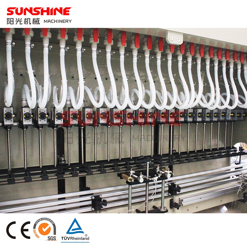 50-5000ML Automatic anti-corrosion PP material bleaching water kitchen detergent toilet cleaner liquid bottle filling machine