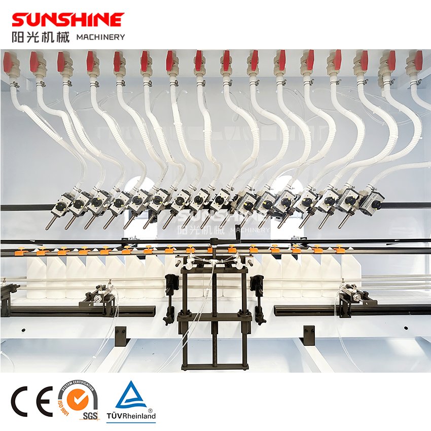 50-5000ML Automatic anti-corrosion PP material bleaching water kitchen detergent toilet cleaner liquid bottle filling machine