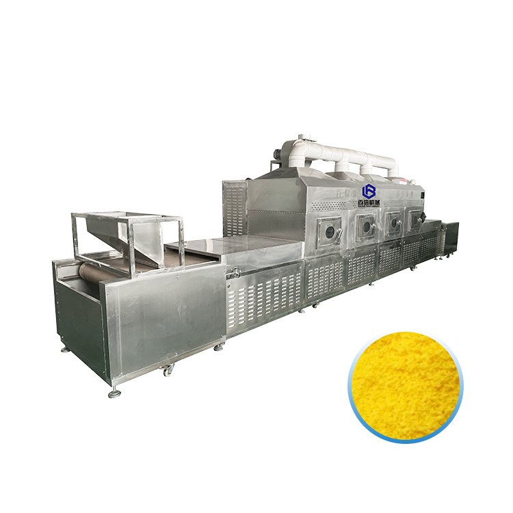 Tunnel Microwave Egg Yolk Powder Drying Sterilization Microwave Machine