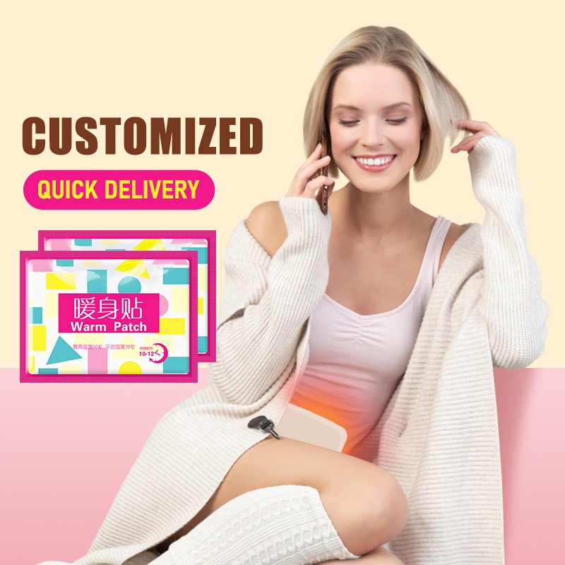 OEM Warm paste Heat Patch Period pain relief device Menstrual Cramp Relief Pain Patch menstrual warm patch