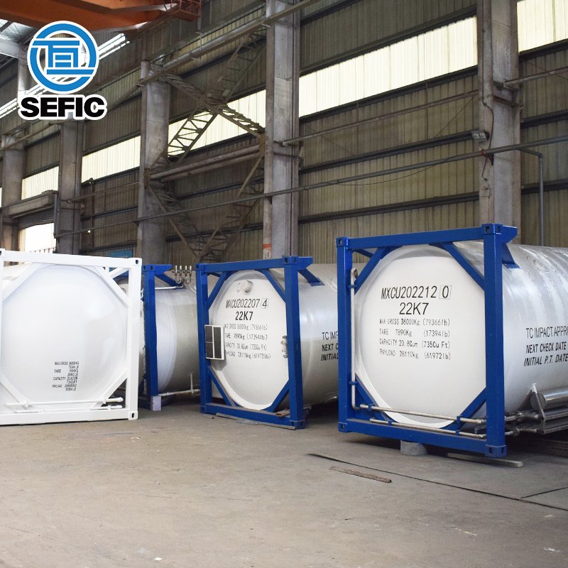 ASME Standard 20ft Cryogenic Iso Tank Container Iso Tank t75 Transport Container Factory Price