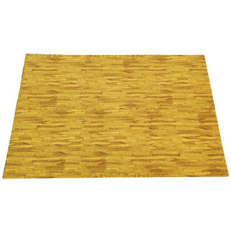 2024 Year Wood Grain Floor Mats Join-able interlocking foam tile floor Recyclable absorb shock safety eva foam puzzle mat