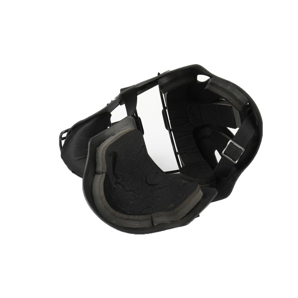 Catcher Helmet Baseball hockey style Helmet Matt Coated ABS Shell with Moisture Wicking Fabric wrapped Foam