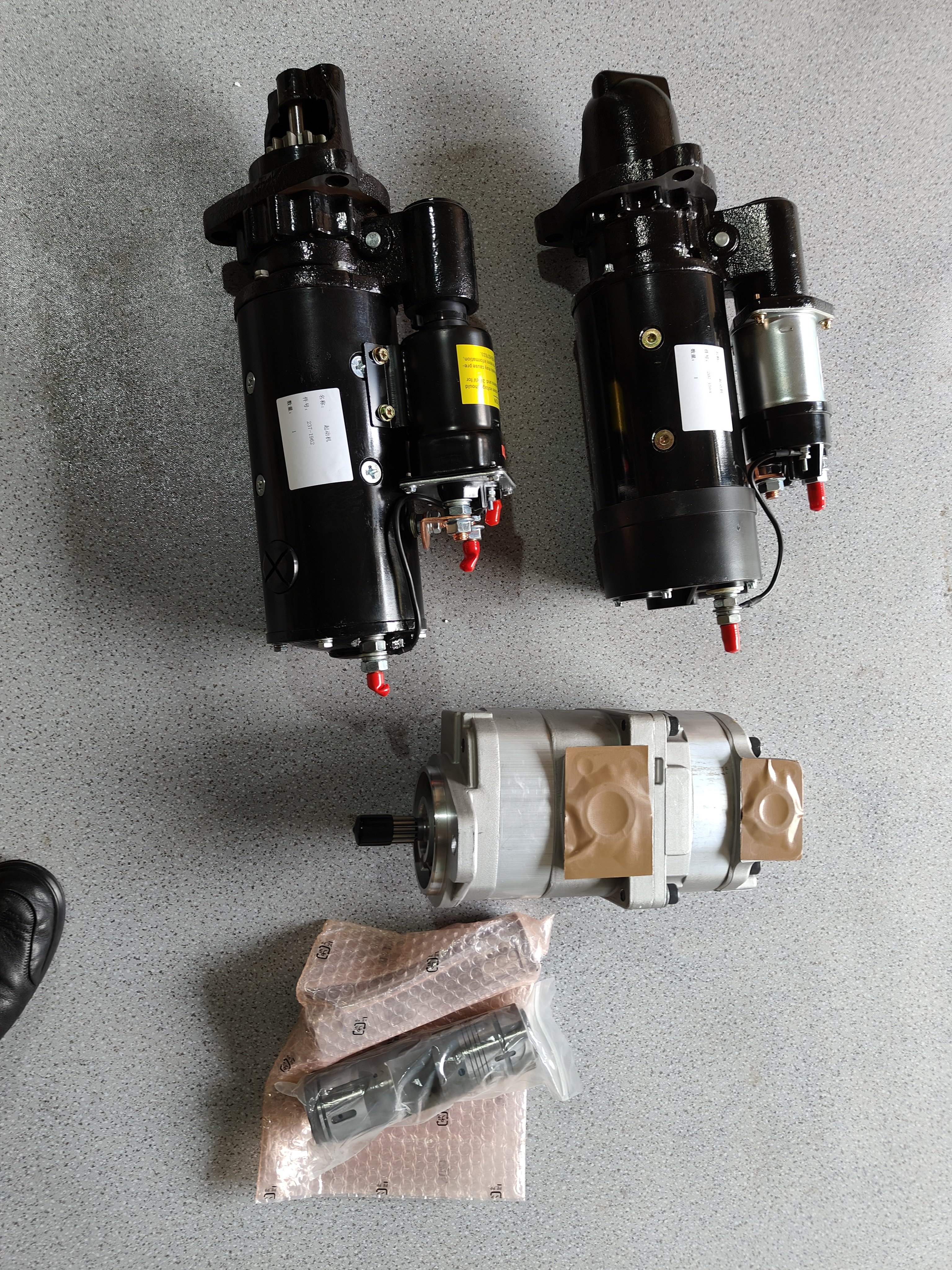 best brand new high horsepower capacitor RC200-6 PC200-6 excavator diesel engine start motor