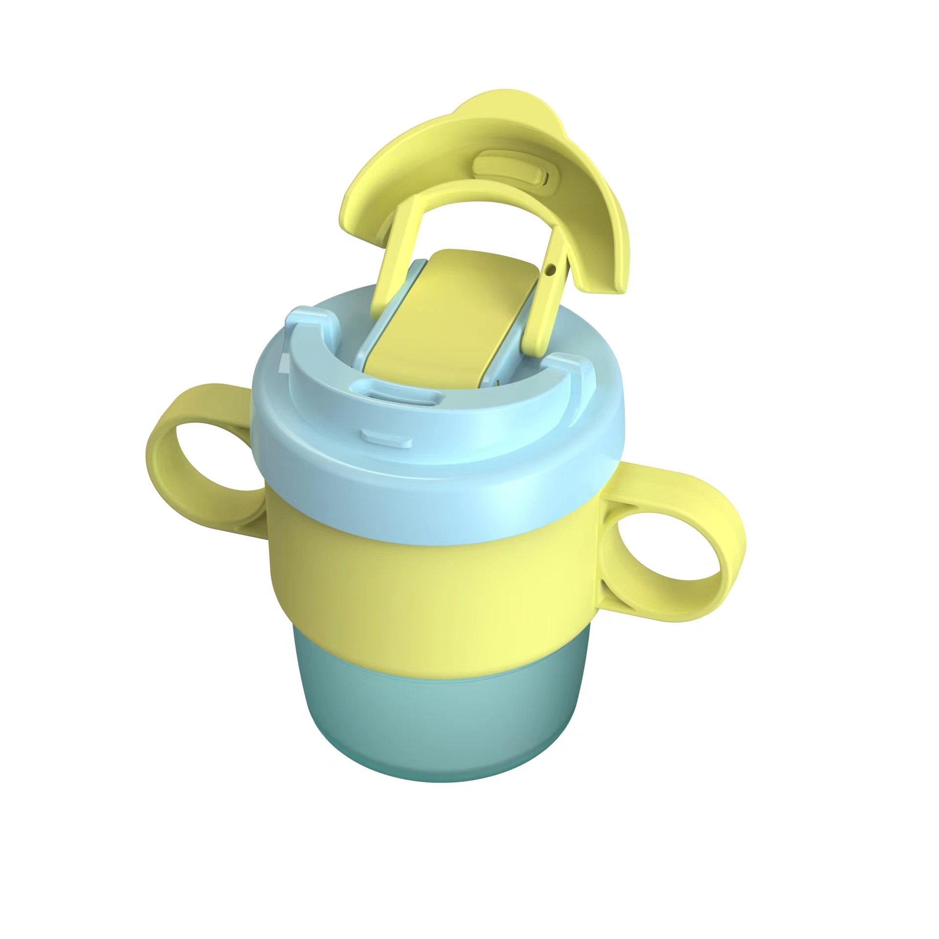 Kid water bottle with straw Eco friendly material