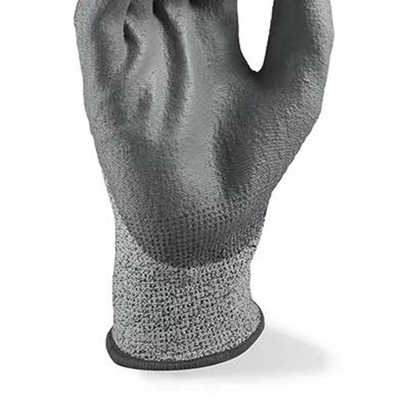 CHUANGYING Cut Resistant 13 Gauge Hppe Gloves with PU Coated Cut Proof Gloves for glass and other construction industrial