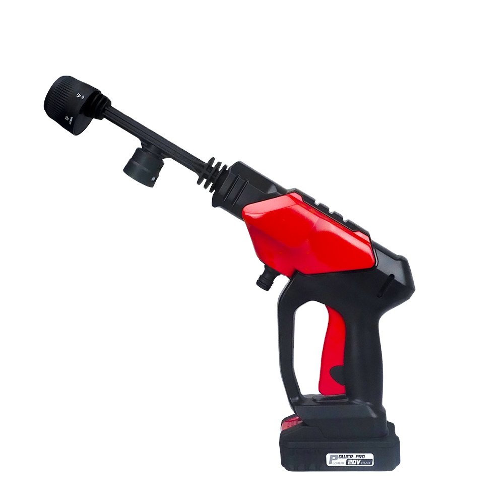 Hangtalk 21V high pressure wireless car wash gun washing with water jet foam water spray wash gun