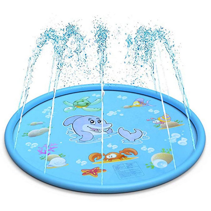 Low MOQ factory price safety PVC Sprinkler Pad Splash Play Mat Inflatable Water Splash Mat for Kids