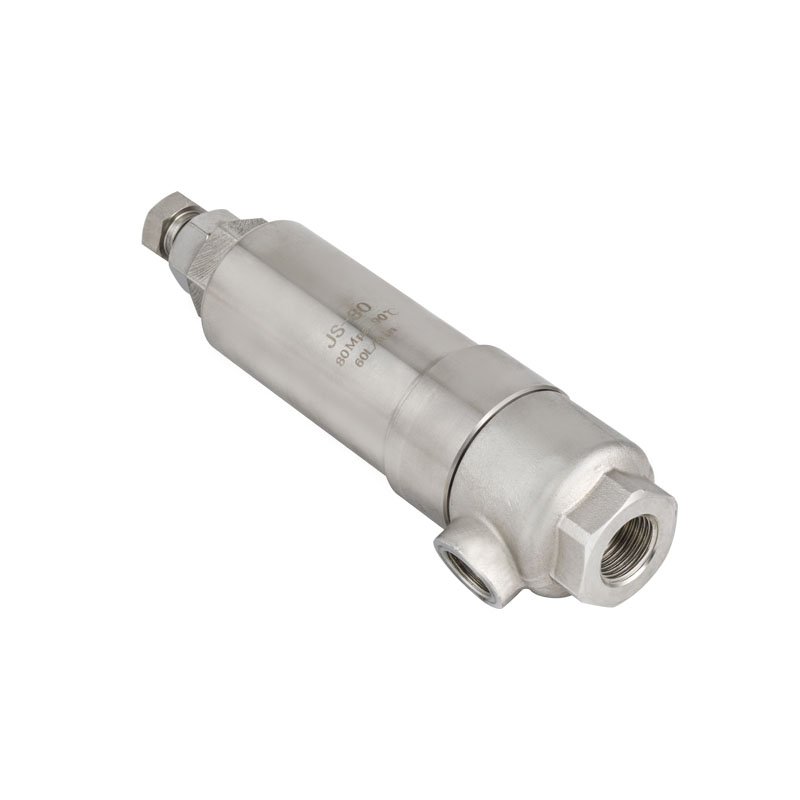 Safety Relief Valve Bypass Pressure Regulator For Plunger Pump 800bar JS80