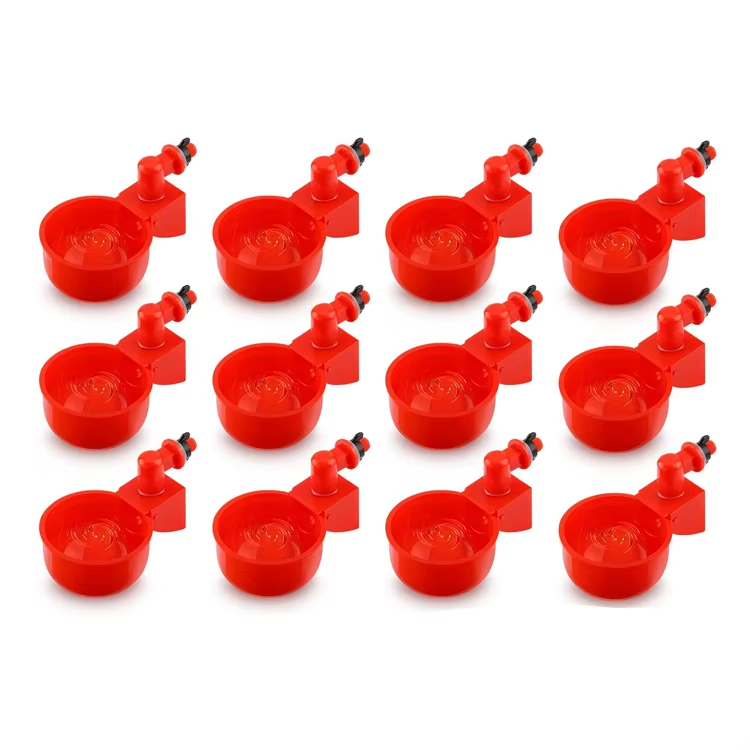 Fast Delivery Chicken Drinking Cups Suitable Auto Equipment 1.75in Farm Poultry Chicken Water Cup For Farms