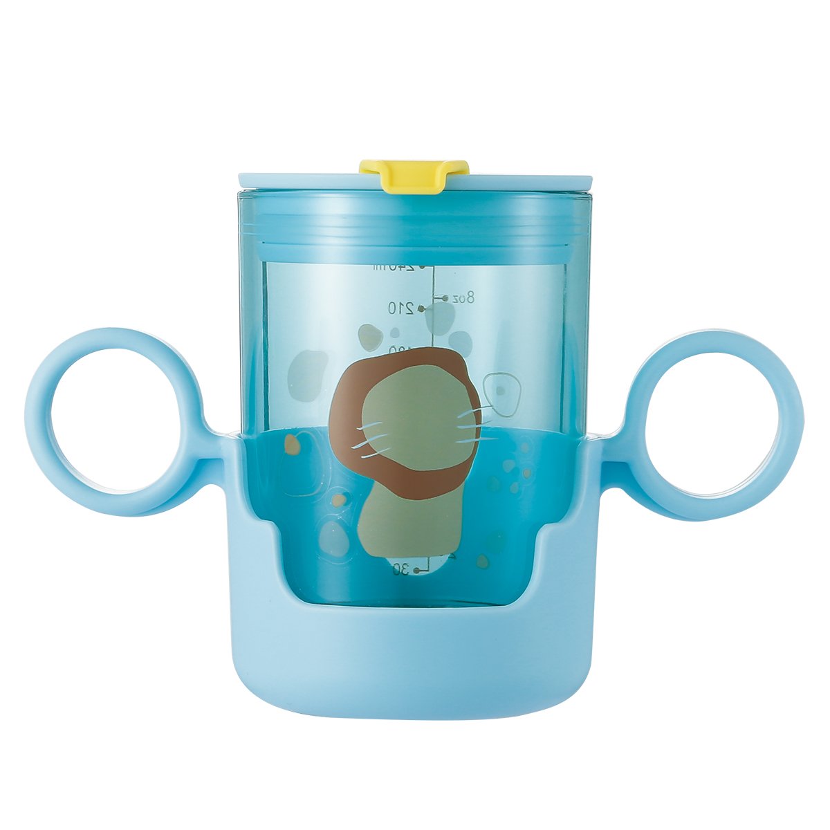 Children water cup baby training cup kids milk bottle with straw Tritan material