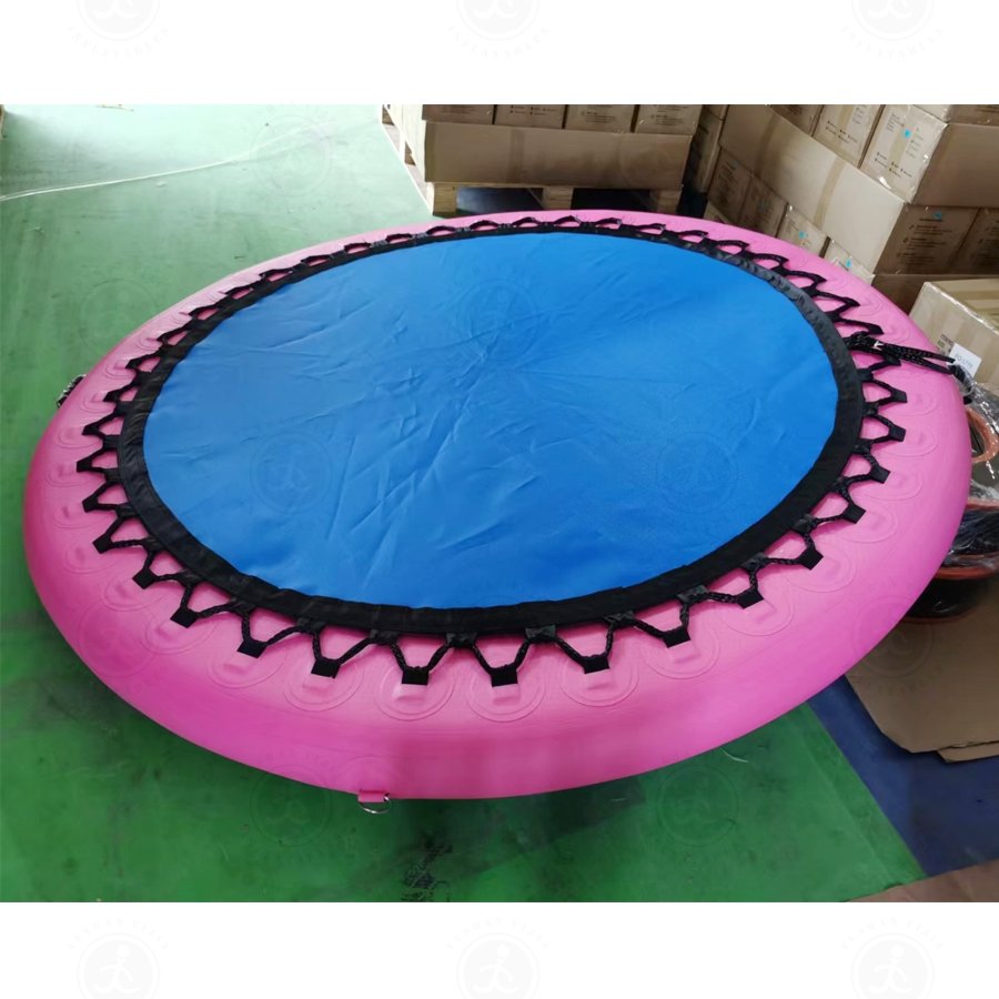 Yijia Inflatable Portable Round Sunchill Floats Water Floating Hammock Marine Air Sun Pad