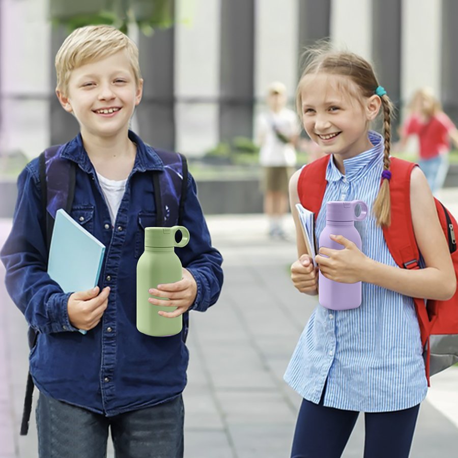 BPA Free Wholesale Silicone Leakproof Straw Water Bottle Travel School Student Gym Sport Kids Drink Water Baby Bottle Products