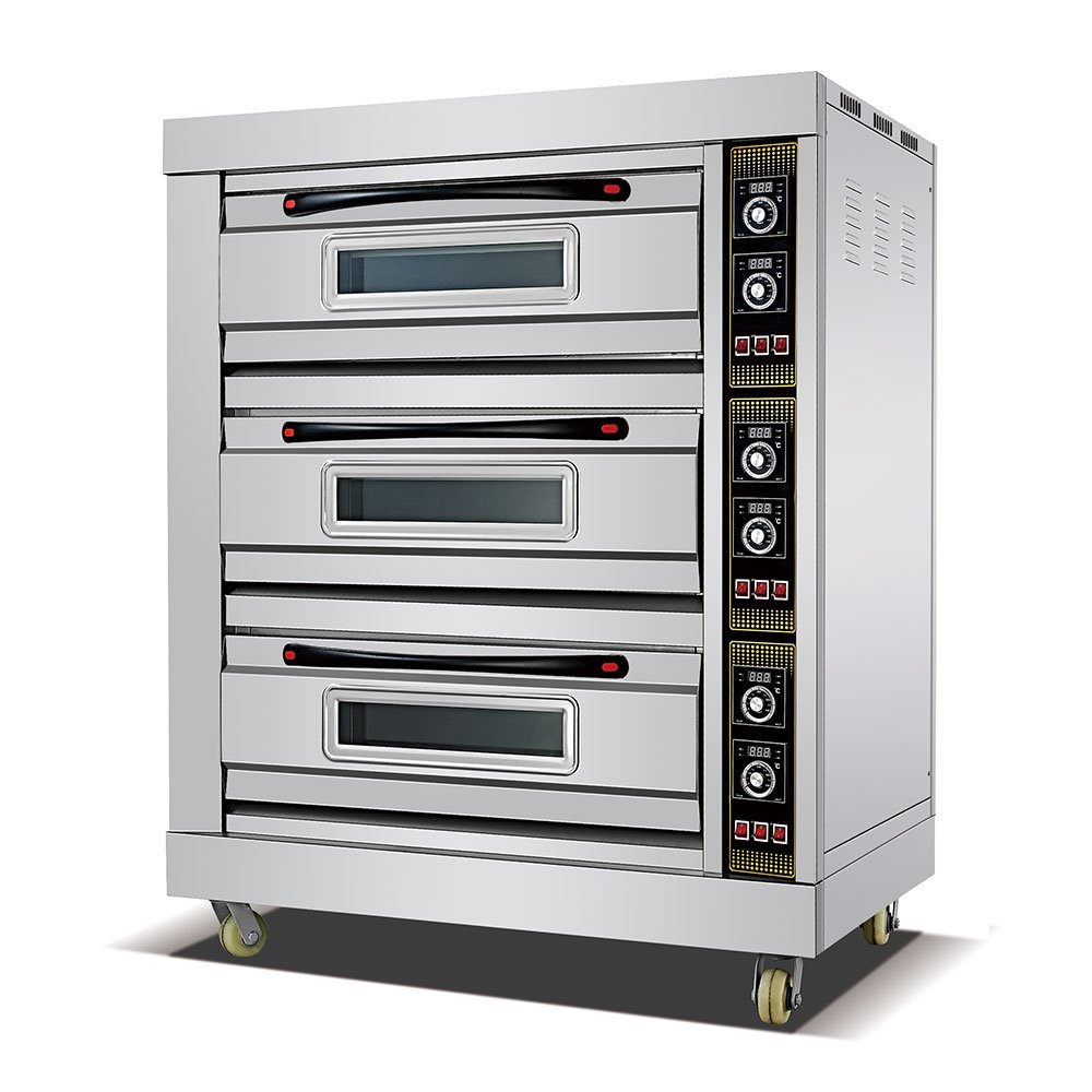 Hot sale baking oven electric commercial baking oven automatic 1/2/ 3 Deck oven for baking
