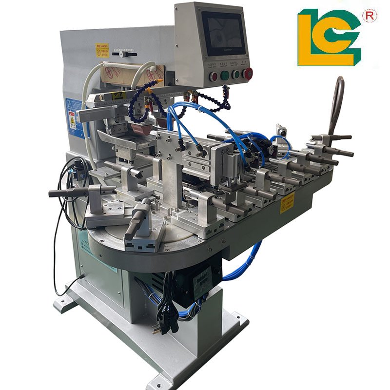LC Brand lipstick bottle caps tampographie pad printer printing machine 2 color tampon printer For cups/Lipstick tube/pens
