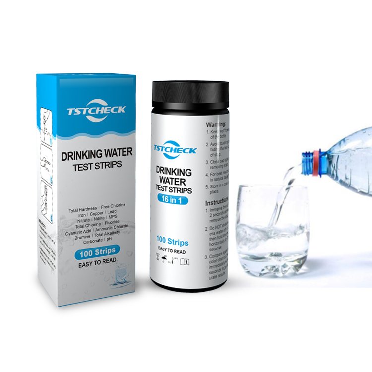 16 In 1 Drinking Water Test Kit Water Test Strips For Swimming Pool ,Spa, Aquarium& Tap Water