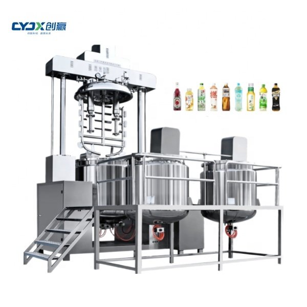 CYJX mayonnaise production line Mayonnaise Vacuum Homogenizing Emulsifying Mixer Industrial Mayonnaise Making Machine