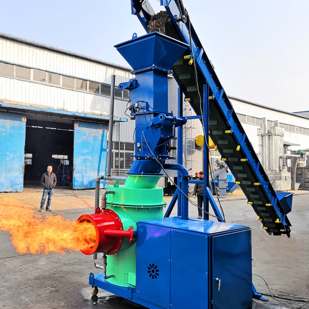 Haiqi Biomass Wood Chips Pellet Burner Gasifier Furnace Connect with Water Boiler