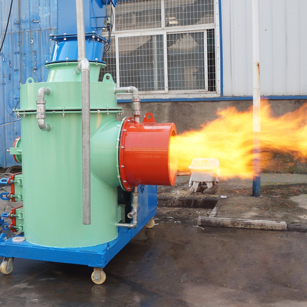 Haiqi Biomass Wood Chips Pellet Burner Gasifier Furnace Connect with Water Boiler