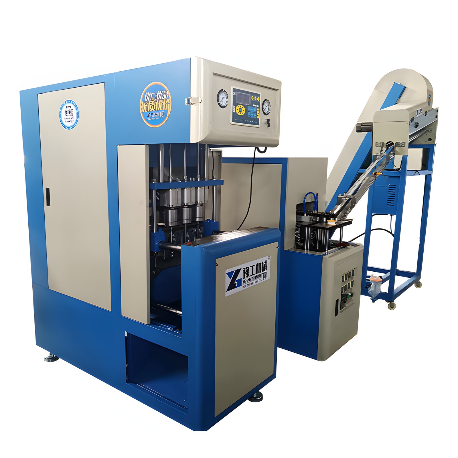 Spot New Products High Safety Level 1200 BPH Semi-Automatic PET Plastic Water Bottle Making Machine
