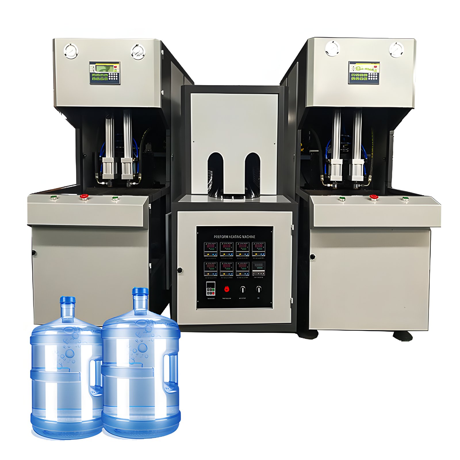 Spot New Products High Safety Level 1200 BPH Semi-Automatic PET Plastic Water Bottle Making Machine