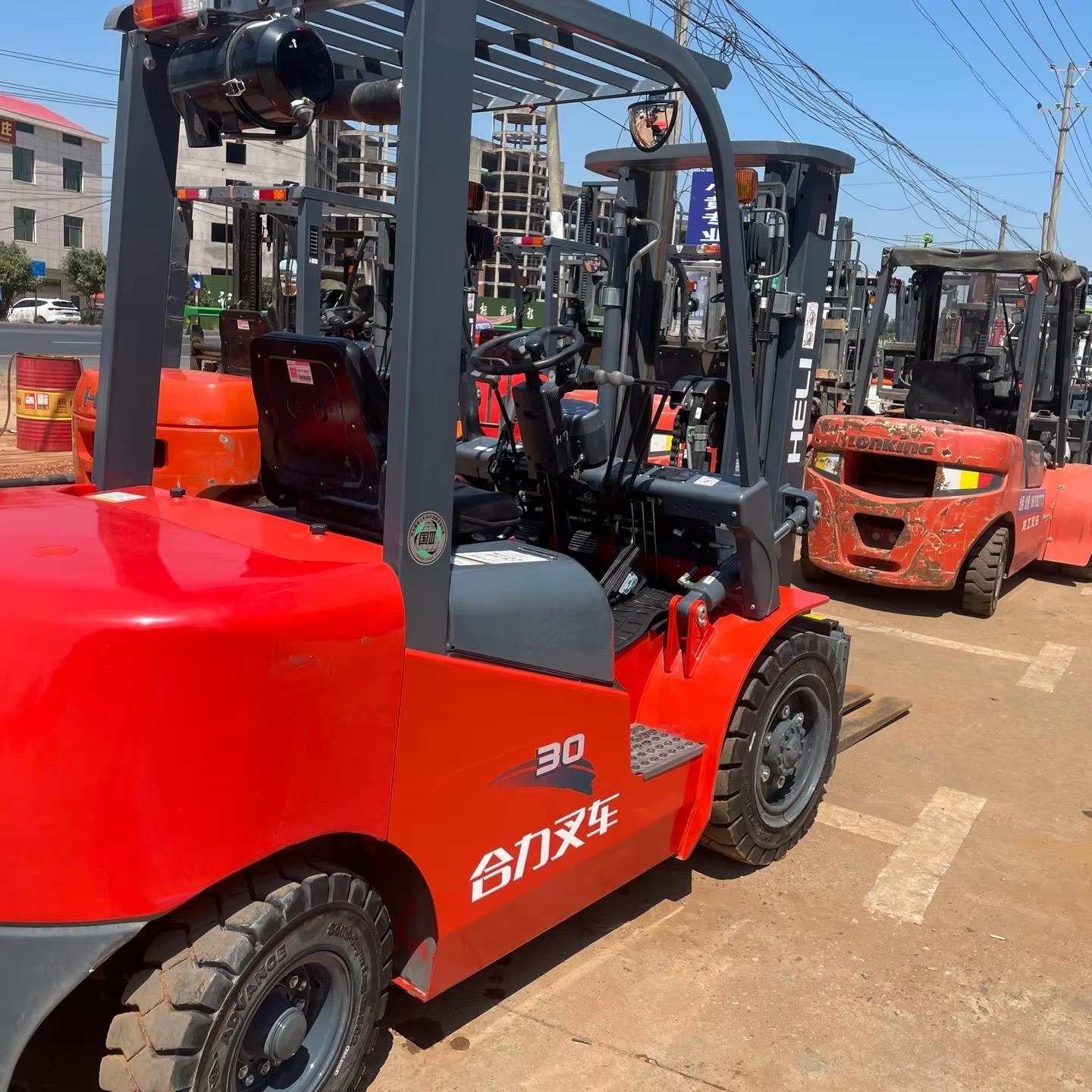 mini forklift 2 2.5 3 3.5 tons carretilla elevadora espejo retrovisor forklift safety led light hydraulic oil filter forklift
