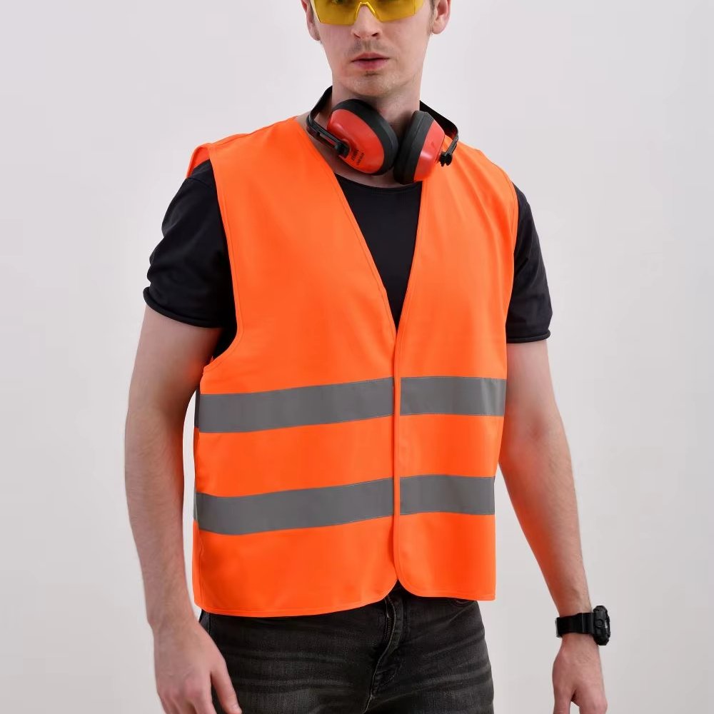 Logo can be customized custom safety vest reflective vest safety