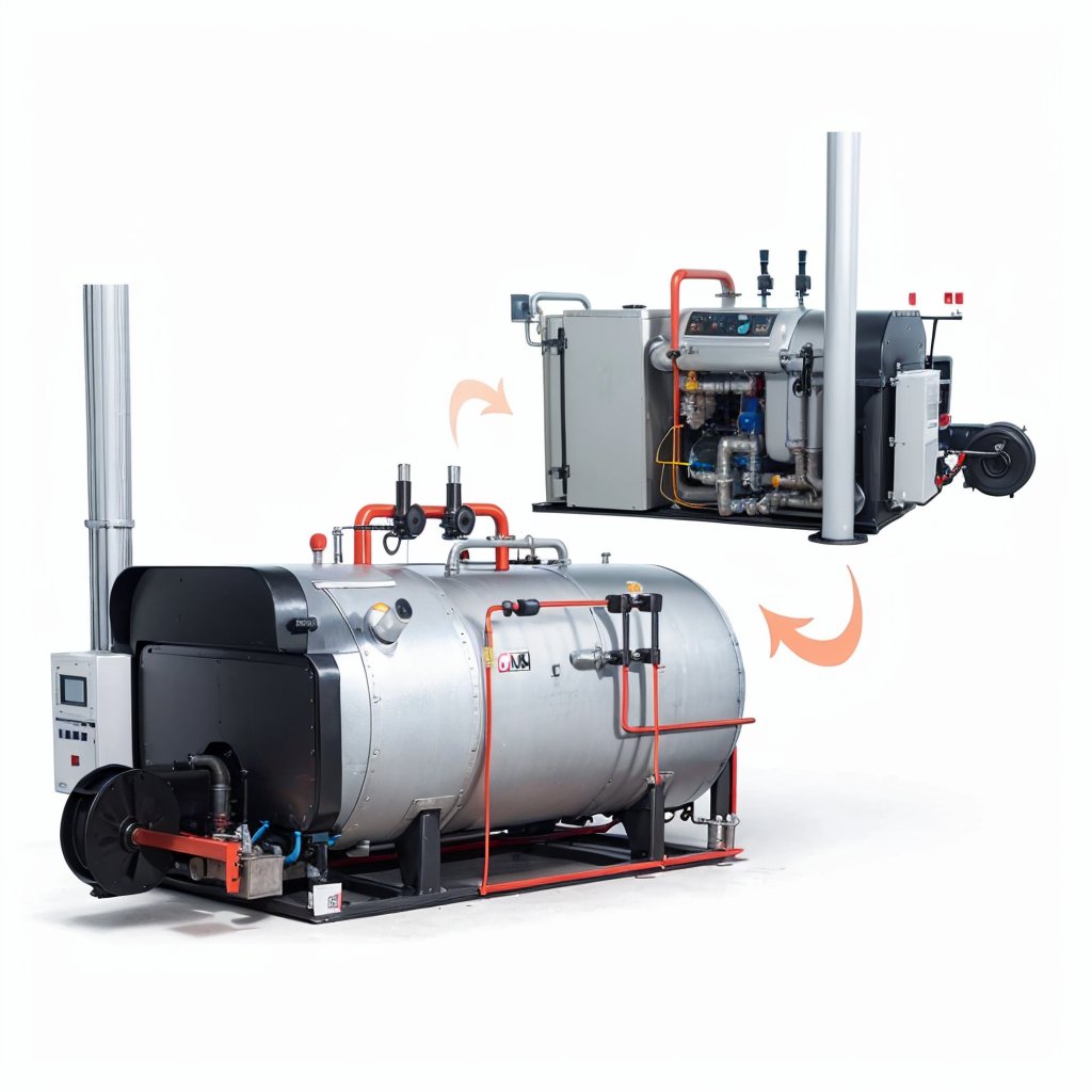 WNS series flame tube food processing steam boiler created by LXY Steam boiler manufacturer R & D department
