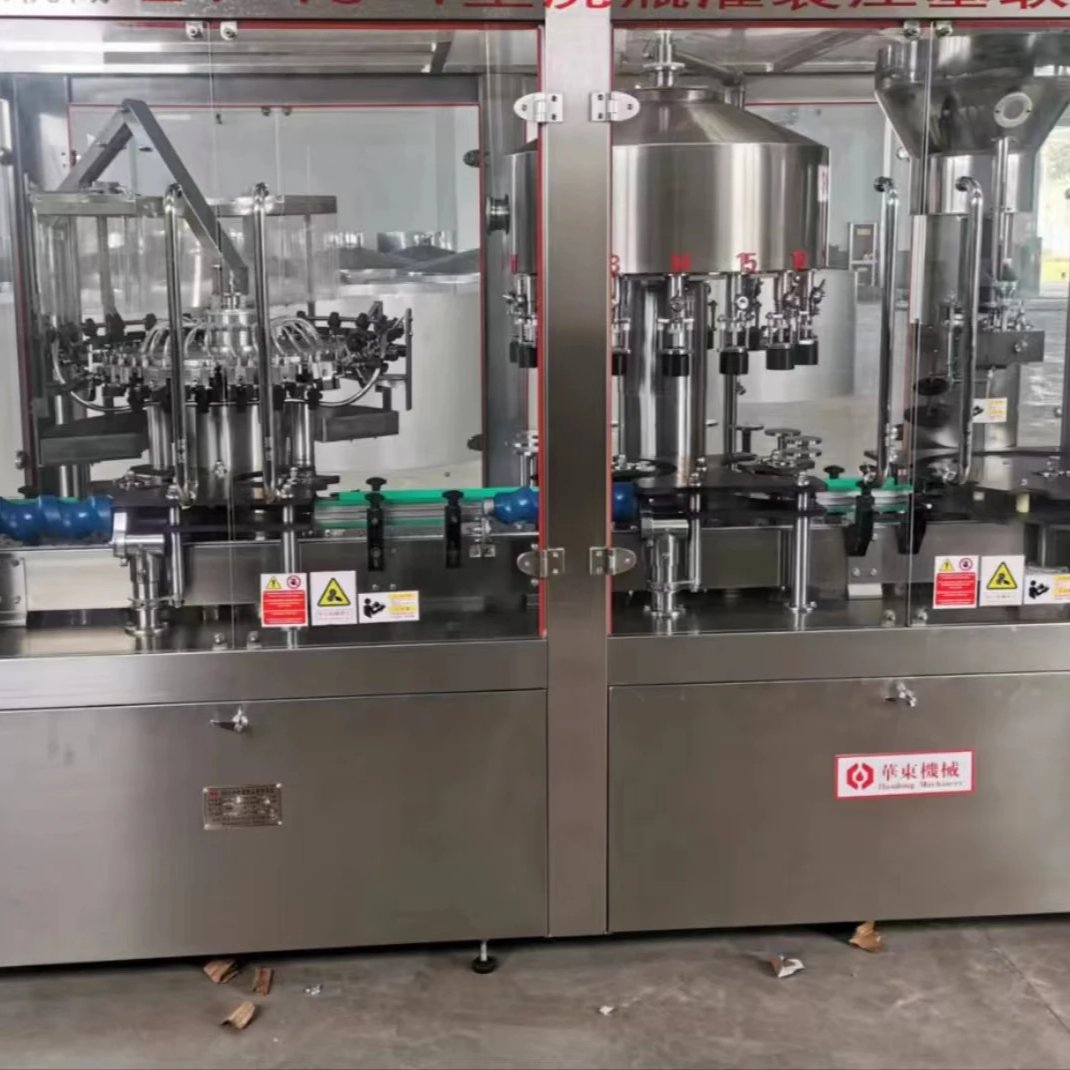 Rolling Cap Wine Filling Machine High Quality Product Genre 500ml bottle glass bottle filling