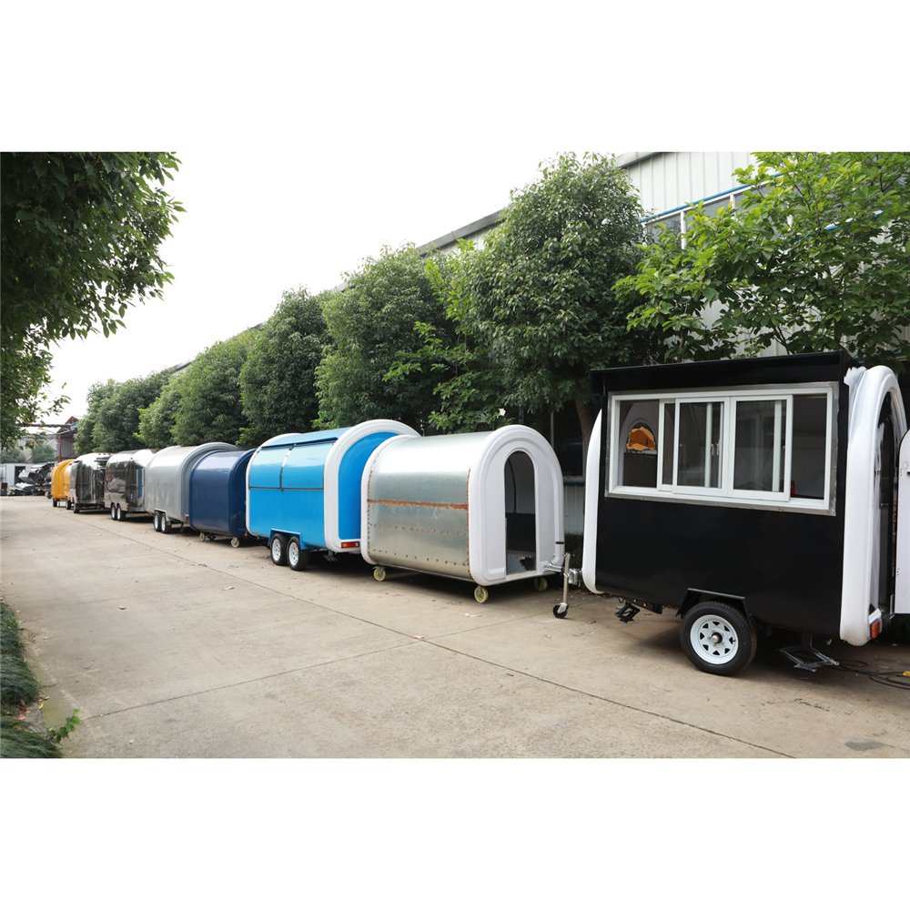 3M Mobile BBQ Smoker Grill Machine Food Trucks Food Trailers/Catering Street Food Carts with air conditioning