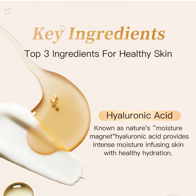 Hyaluronic Acid Face Cream with Rice Water Vitamin E Moisturizing Skin Care Product