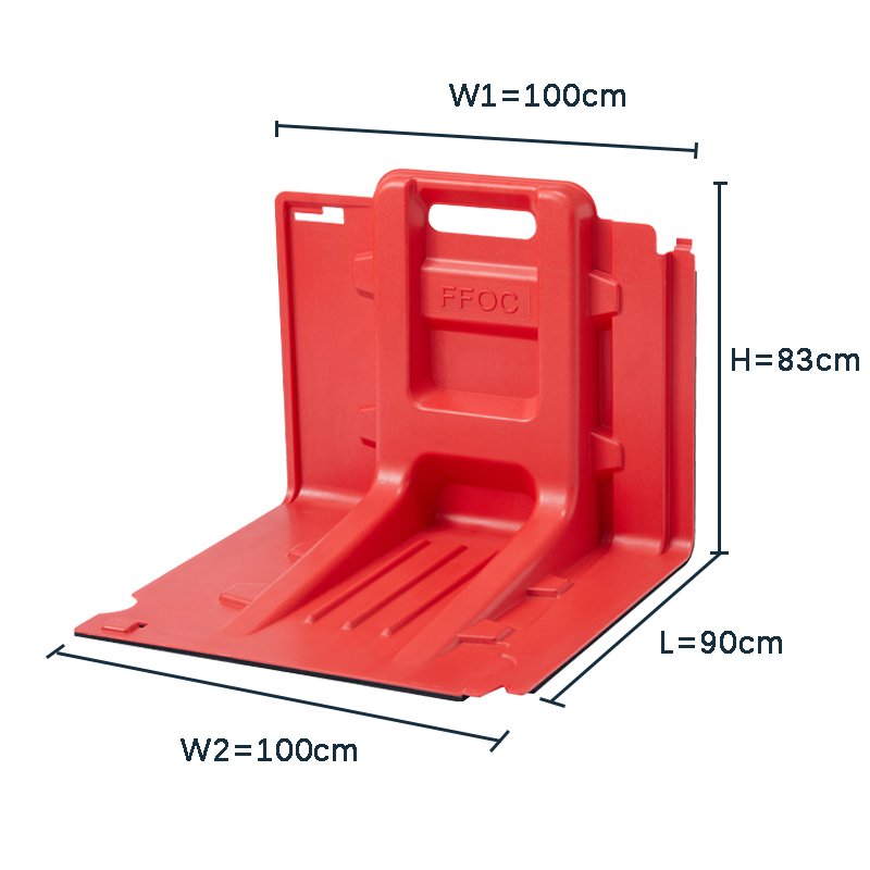 Convenient Portable Water Barrier Durable Dams Flood Barrier For Home Door