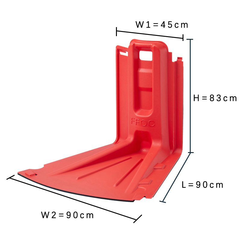 Convenient Portable Water Barrier Durable Dams Flood Barrier For Home Door