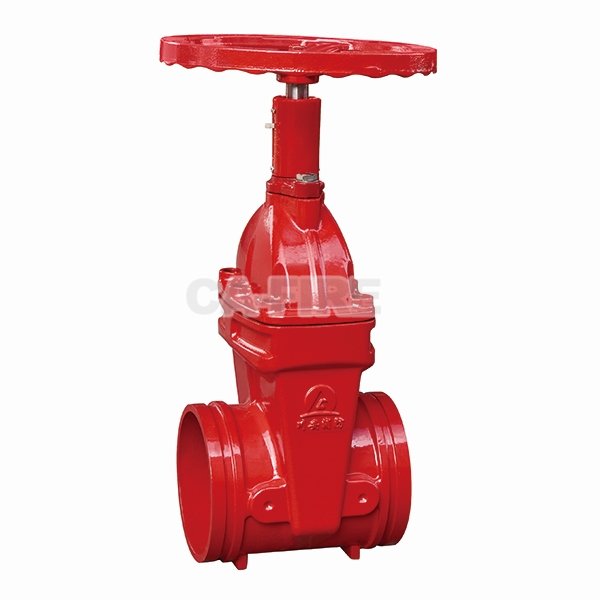 CA Fire Gate Valve 100Mm Pipe Grooved Gate Valve Fire Fighting