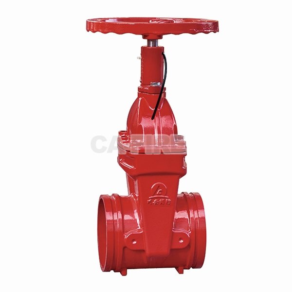 CA Fire Gate Valve 100Mm Pipe Grooved Gate Valve Fire Fighting