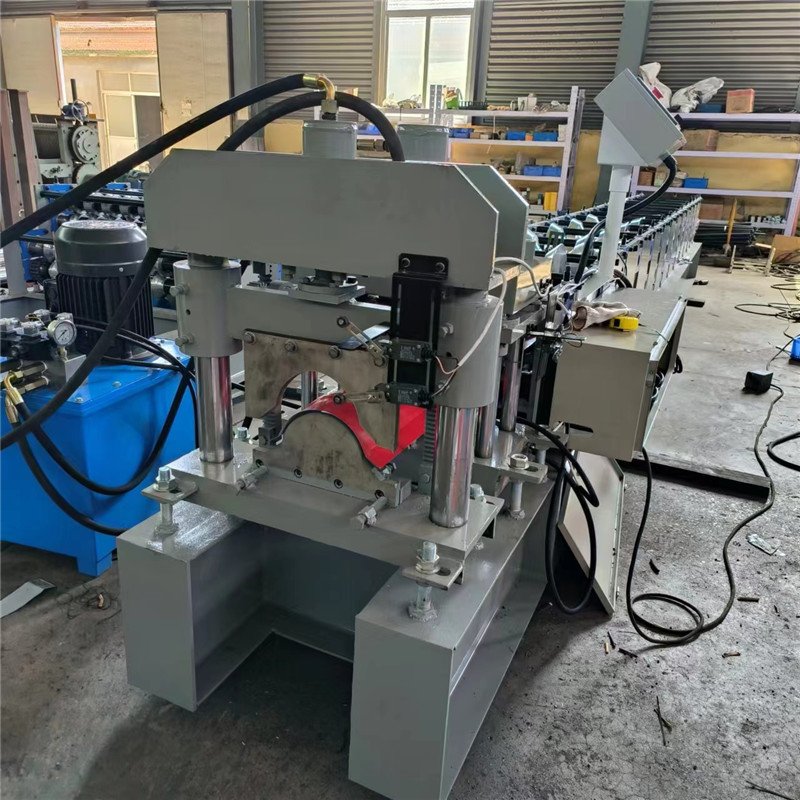 Roofing ridge cap roll forming machine rain water ridge cap making machine