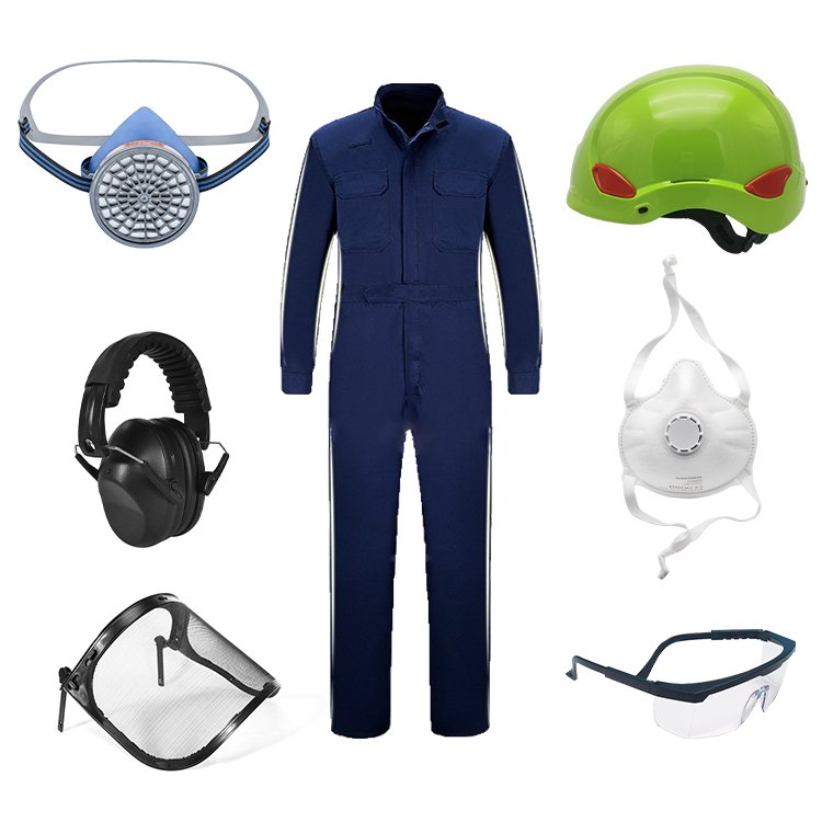 Hot Sale Abs Safety Whole Ppe Chain Full Range Mining Hardness Safety Ppe Kit Items Equipment