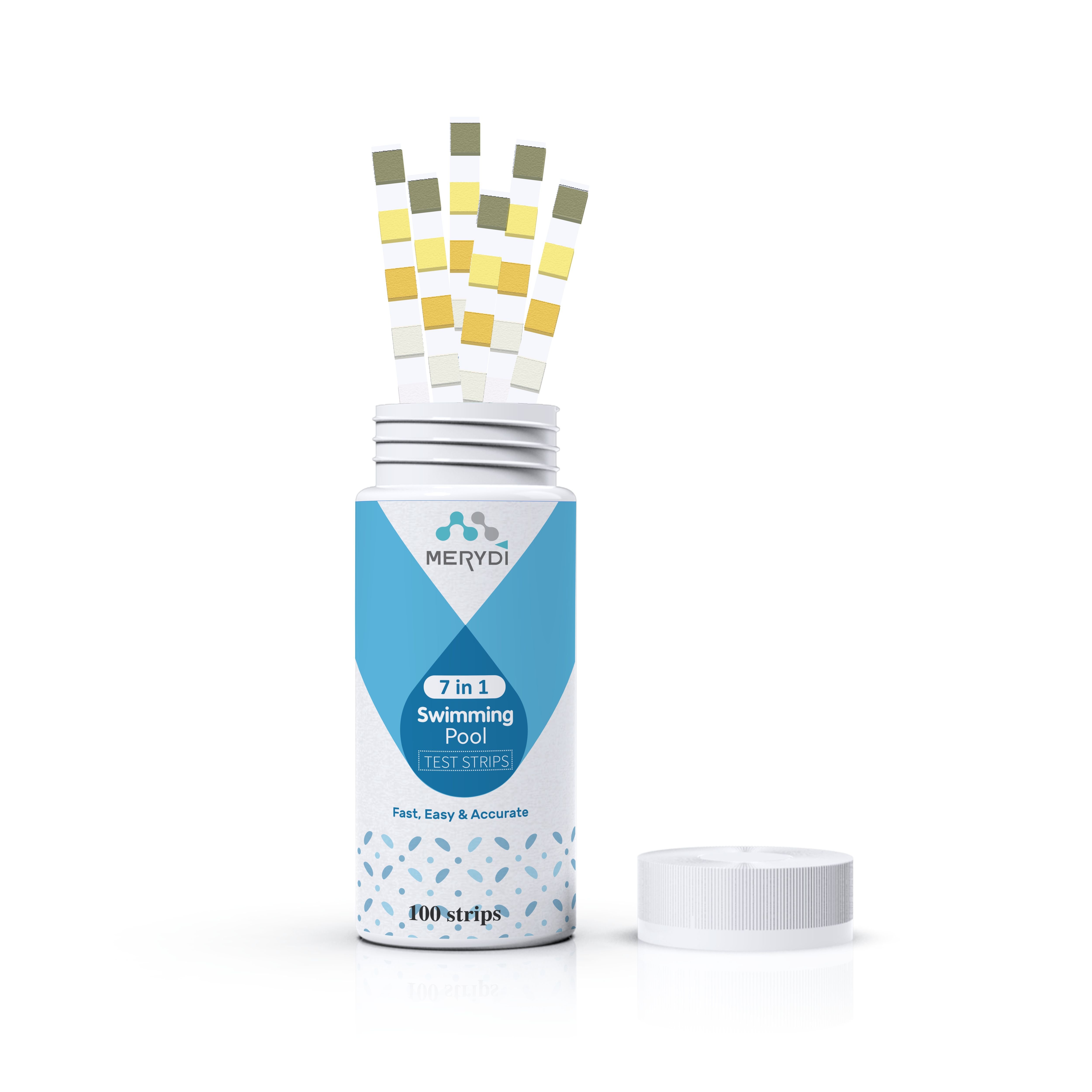 Water test 7 in 1 for Seawater, fishery water, swimming pool water pool test strips and water test strips