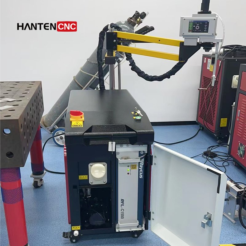 China brand HANTENA 1500w handheld metal laser welding machine automotive electronic welding for battery cells