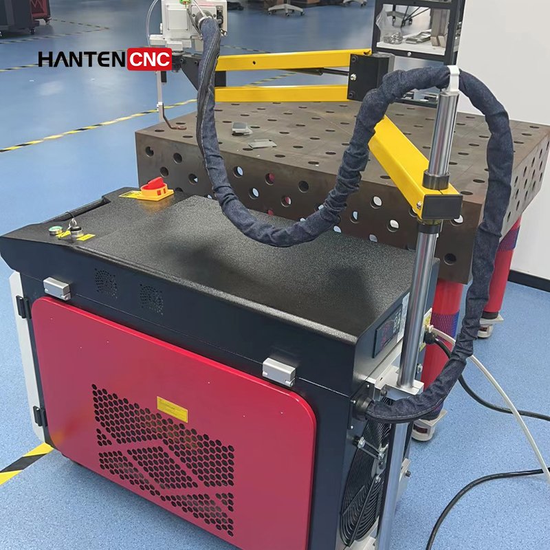 China brand HANTENA 1500w handheld metal laser welding machine automotive electronic welding for battery cells