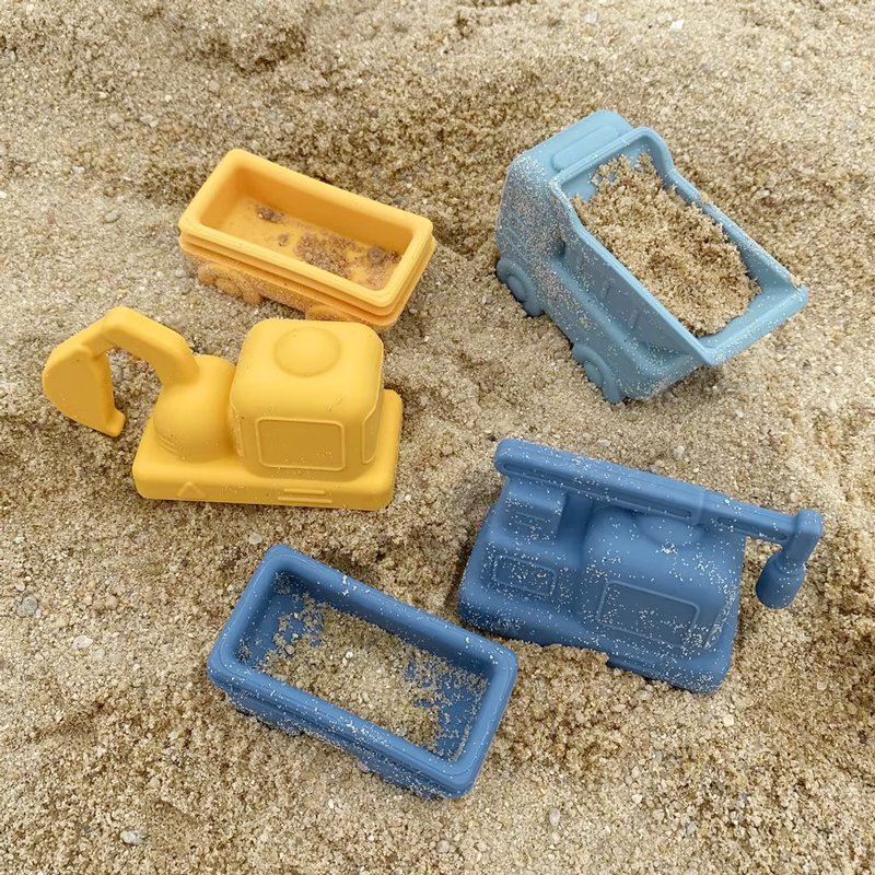 Custom Bpa Free Kid Car Design Summer Products Water Toy Shower Silicone Baby Bath Sand Beach Toy For Babies