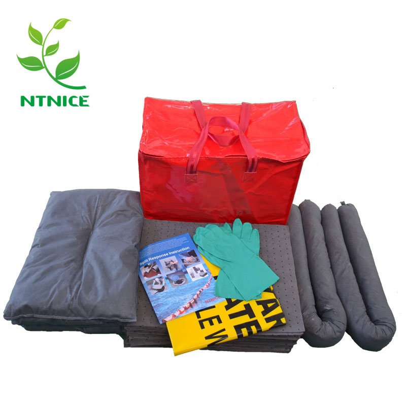 Universal Eco-friendly Absorbent Spill Kit 240L Absorbency for Controlling Spills of Oils Coolants Solvents Water