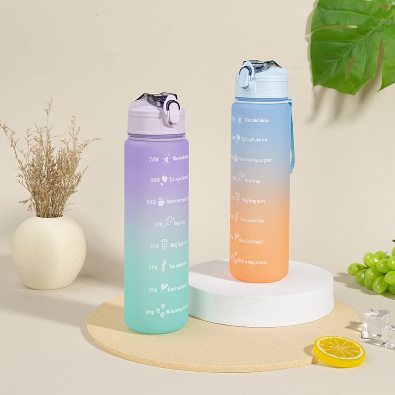 sustainable eco friendly products 2L colorful protein shaker 900ML motivational water bottle 500ML sippy flask bottle