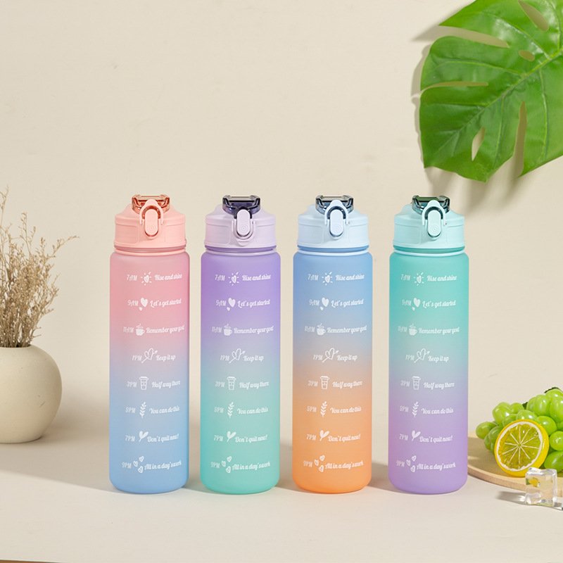 sustainable eco friendly products 2L colorful protein shaker 900ML motivational water bottle 500ML sippy flask bottle