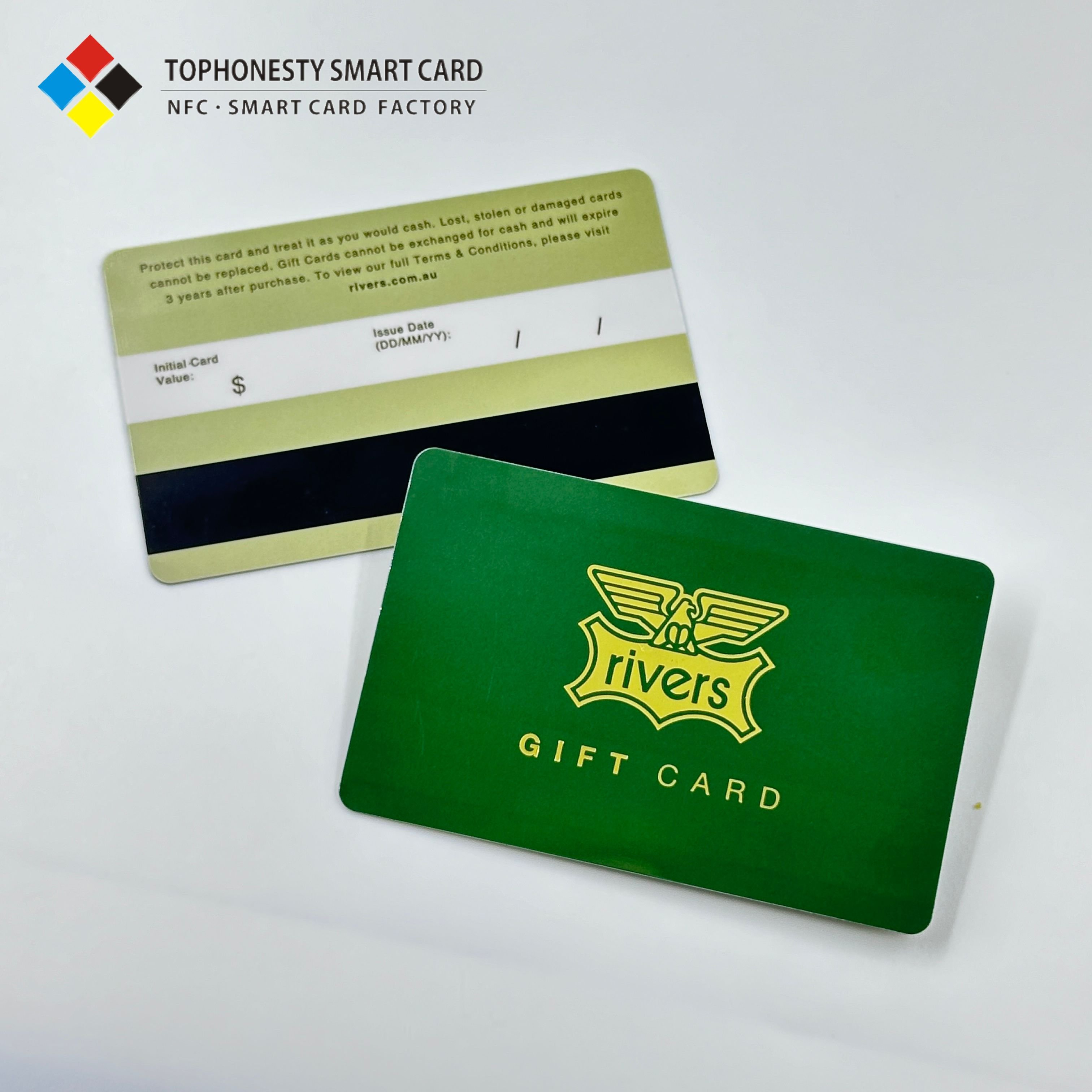 Hi-Co 2750 Magnetic Stripe RFID Card Waterproof PVC & PET 13.56MHz for Hotel Card Lock & Payment