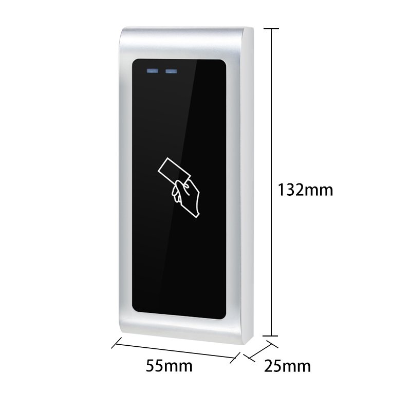 Waterproof IP66 anti-vandal 125khz EM id & 13.56MHz MF/IC rfid card reader proximity access control wiegand 26 wiegand 34 ip68