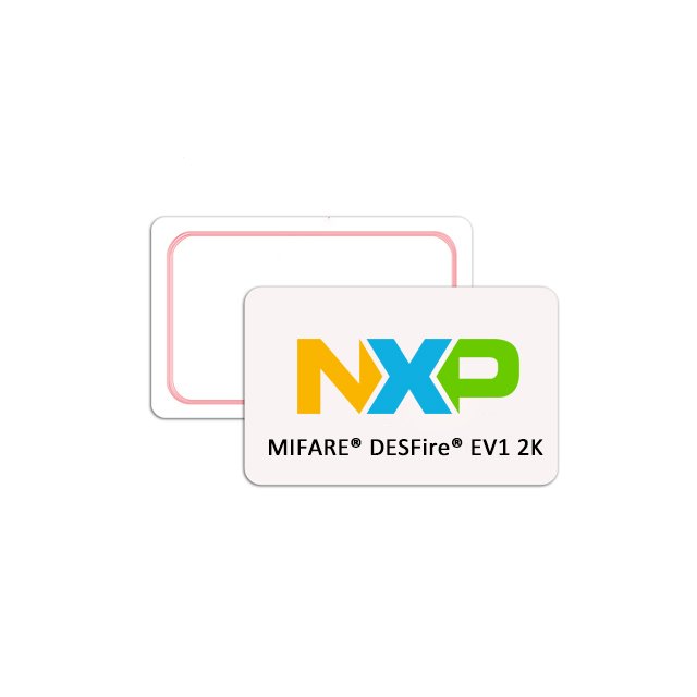 13.56MHz Blank Printing Access Control MIFARE DESFire EV1 RFID Card NFC White Smart RFID Card