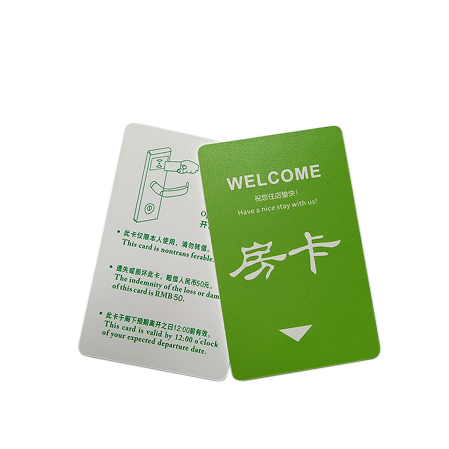 13.56MHZ Plastic Hotel RFID Cards