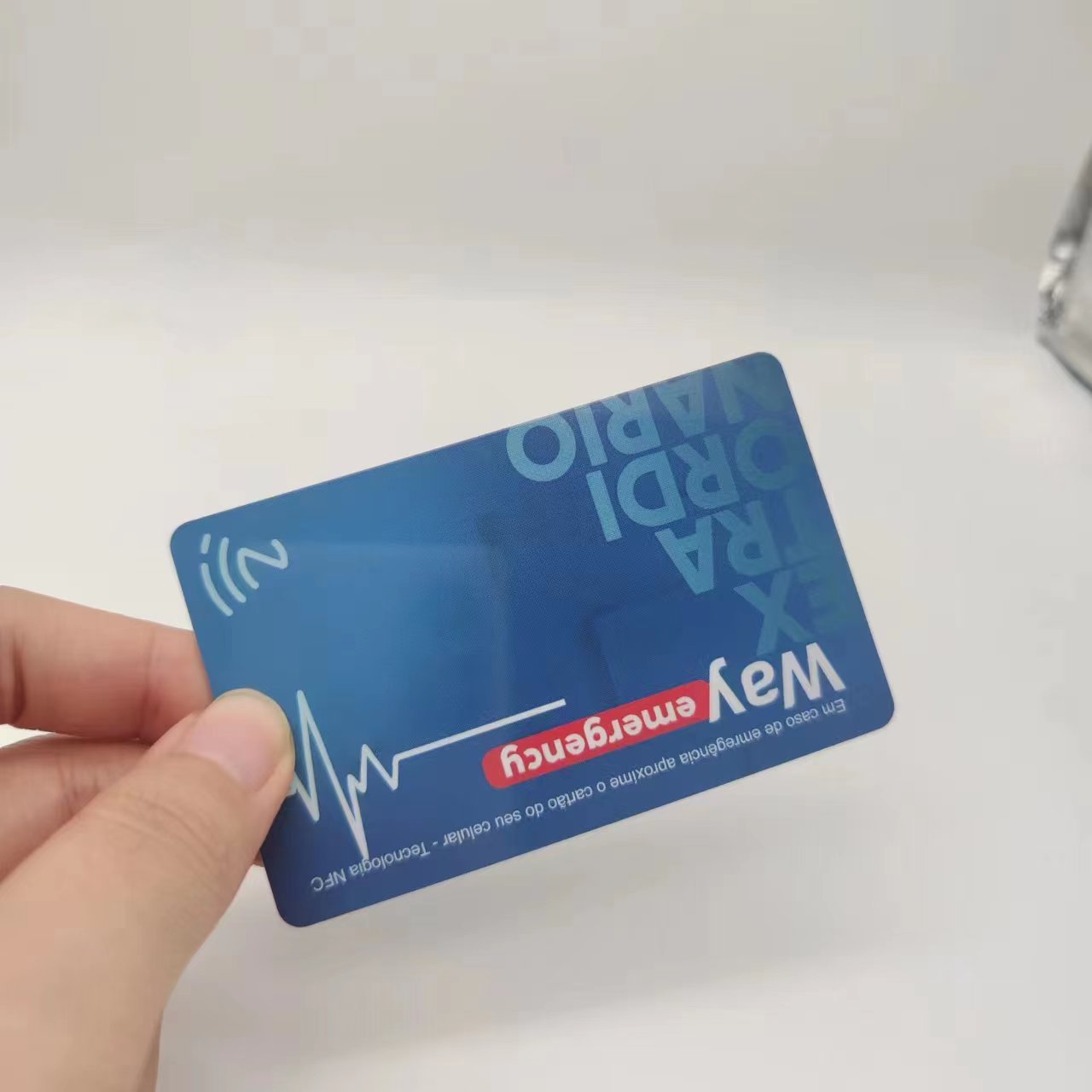 CR80 HF 85.5*54mm Ntag 424 DNA New energy vehicle access Control card/nfc payment card